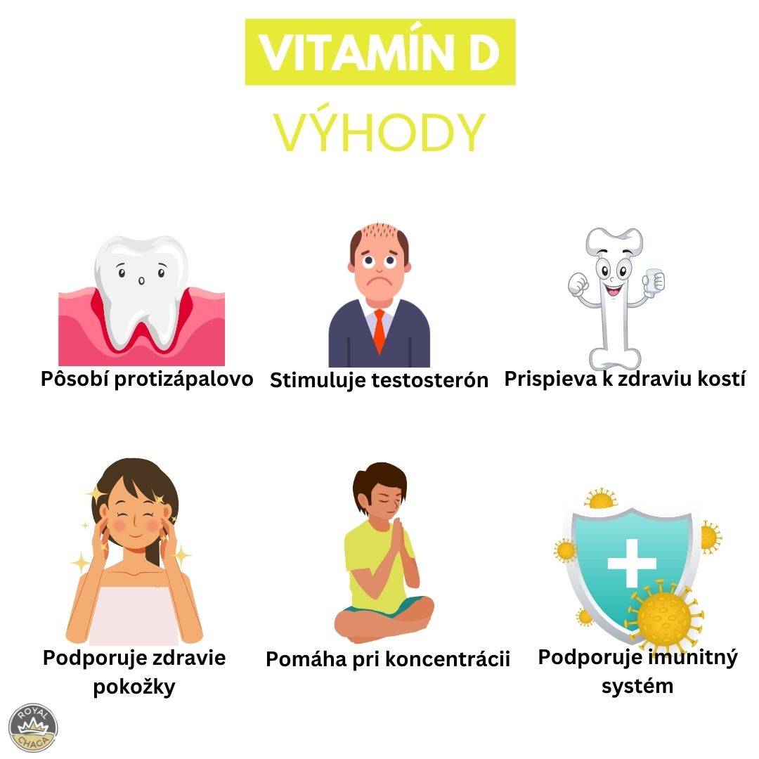 Vitamín D výhody